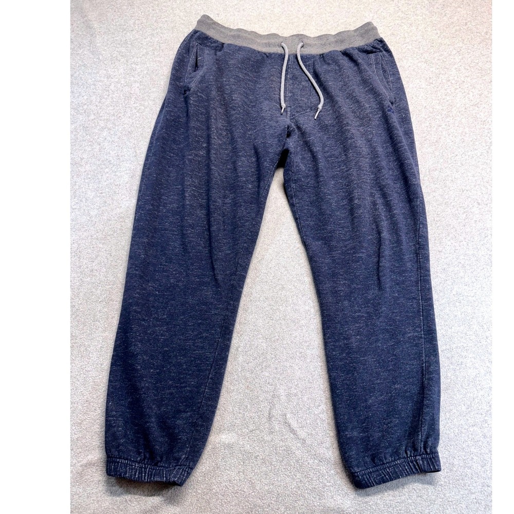 Billabong Jogger Sweatpants Mens Large Navy Blue Heathered Surf Lounge Pants